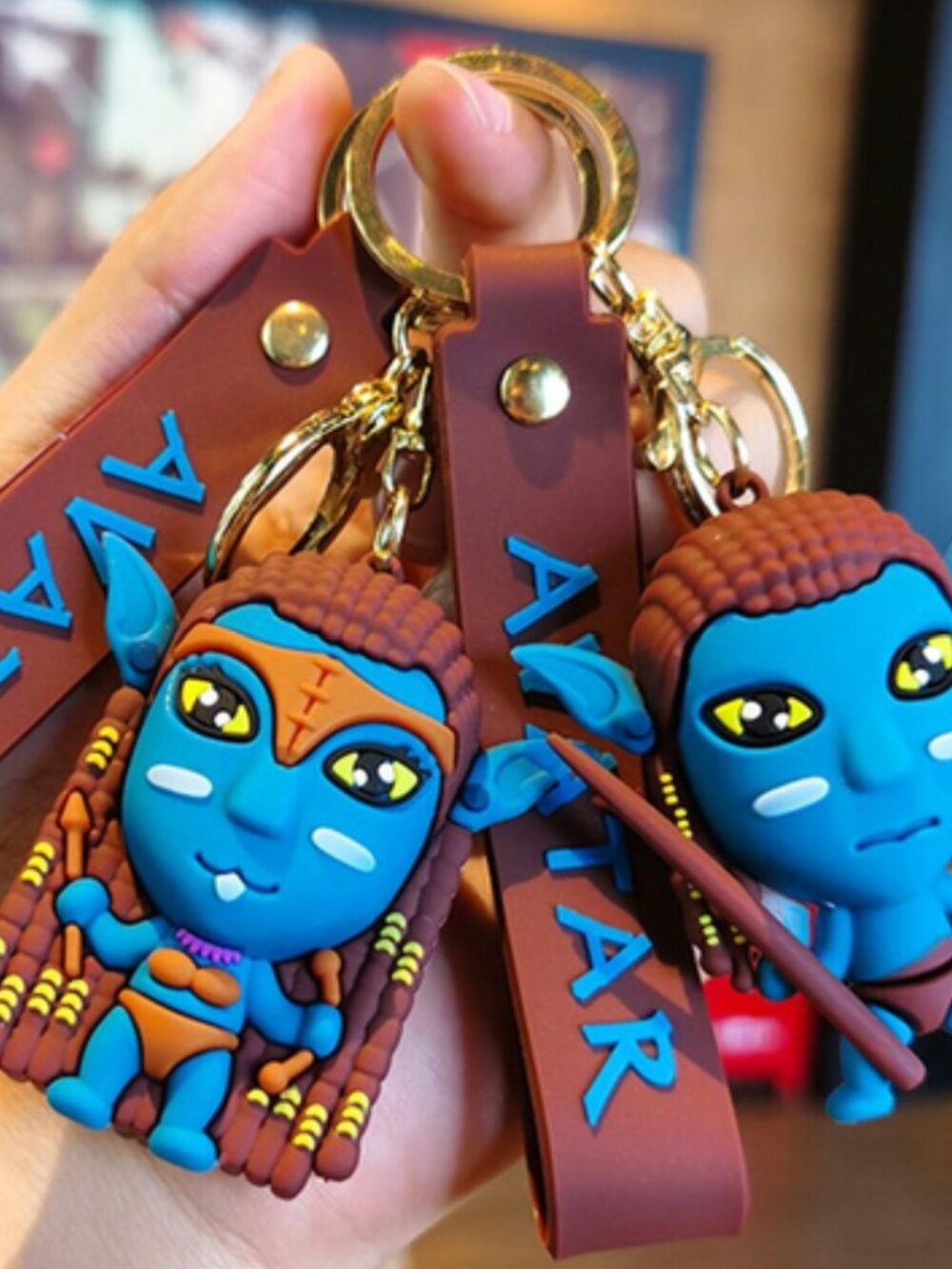 Blue Aliens Keychain. B 20